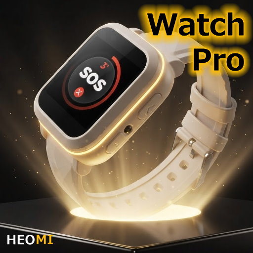 Heomi Watch-Pro — đồng hồ đeo tay cao cấp cảnh báo té ngã và định vị GPS