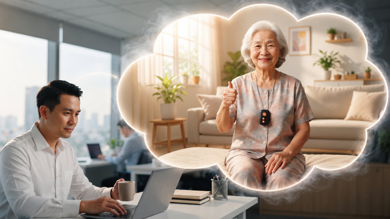 An tâm chăm sóc người thân cao tuổi